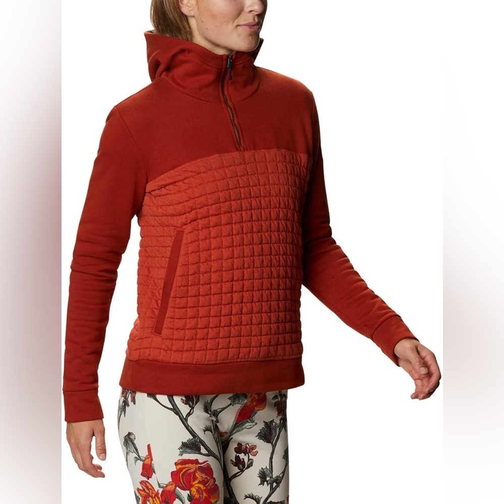 Columbia Women's Sunday Summit Hooded Pullover burnt orange size 2X 18 20 - Picture 2 of 6